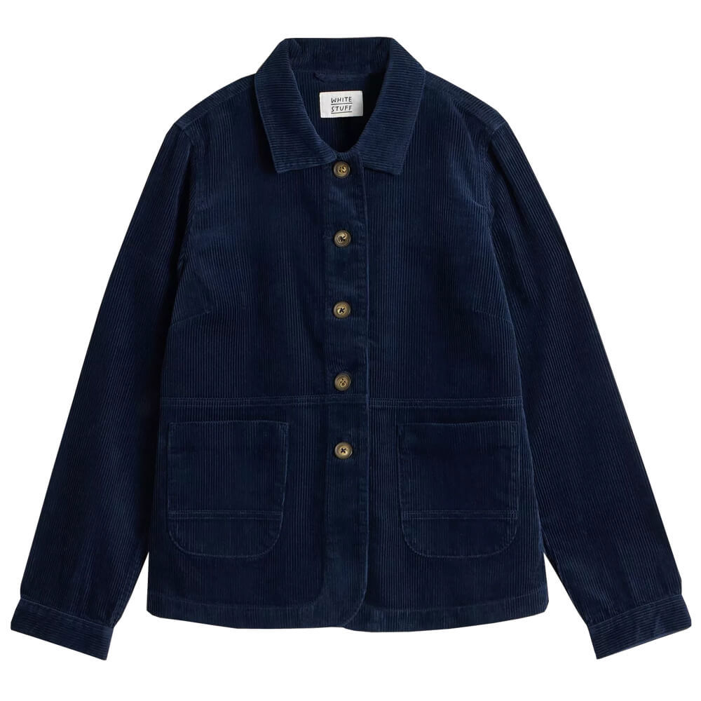 White Stuff Carrie Dark Navy Corduroy Jacket